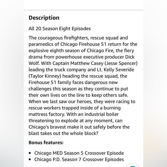 Chicago Fire Season 8 DVD NWT - Picture 4 of 8